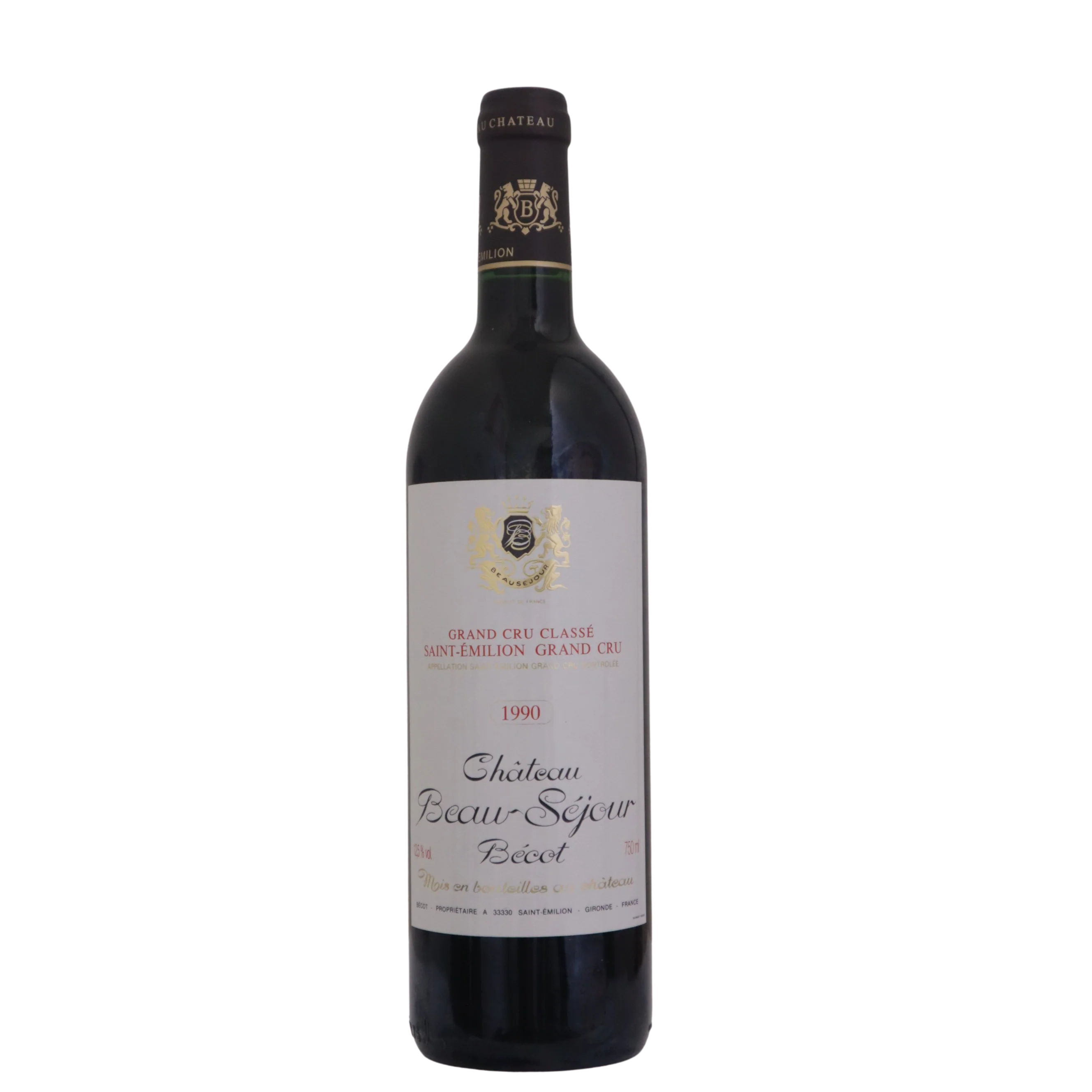 1990 Château Beau-Séjour Bécot Saint-Emilion Grand Cru, Bordeaux, France