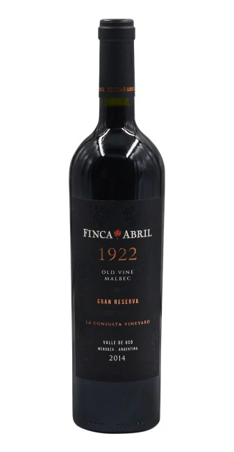 2018 Finca Abril Malbec Gran Reserva “1922”, Mendoza, Argentina