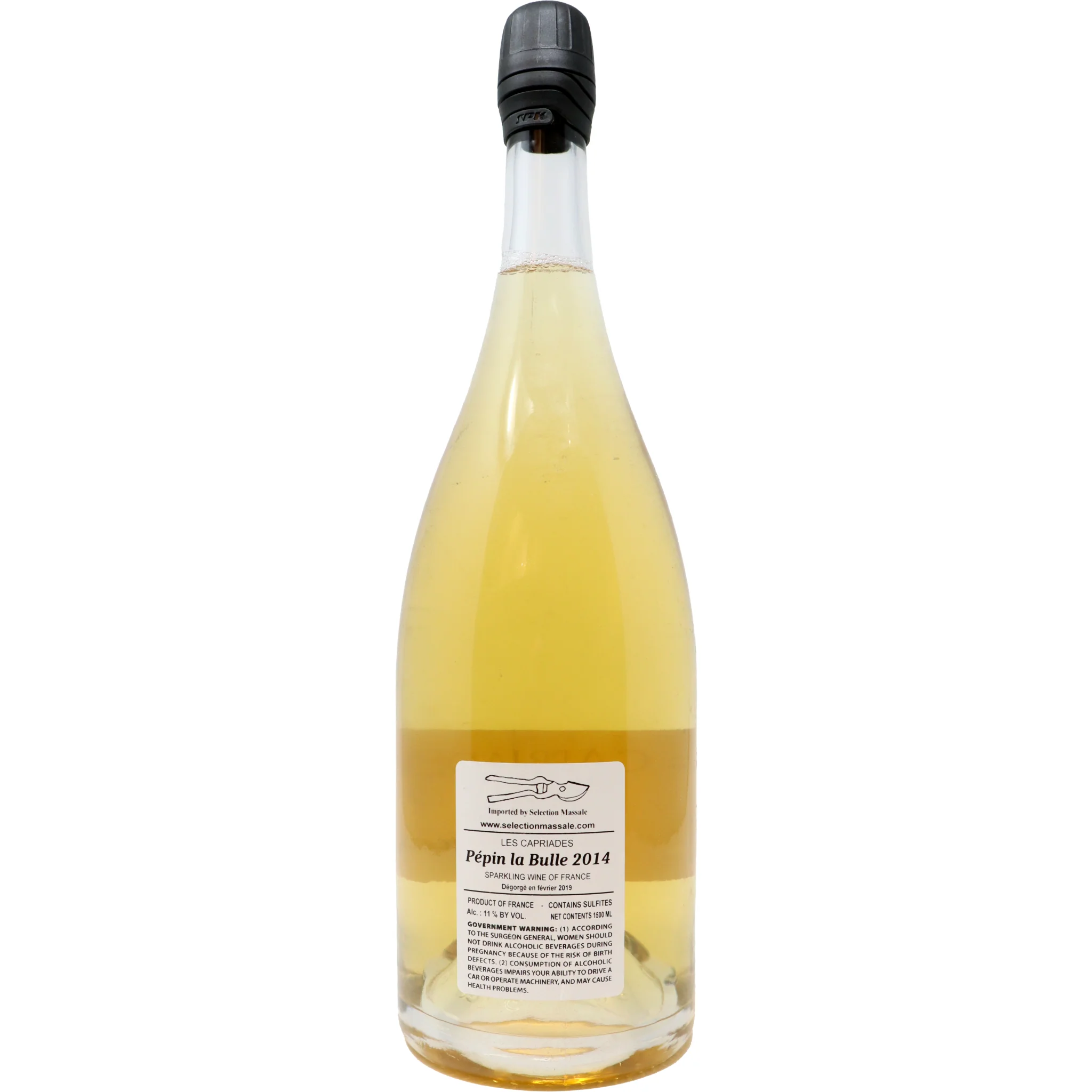 2014 Les Capriades 'Pepin La Bulle' Blanc Petillant Naturel, Loire Valley, France 1.5L Magnum - Image 2