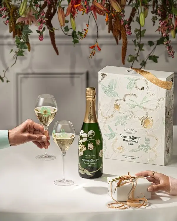 2015 Perrier-Jouët "Belle Epoque", Champagne, France - Gift Box with 2 Flutes - Image 2