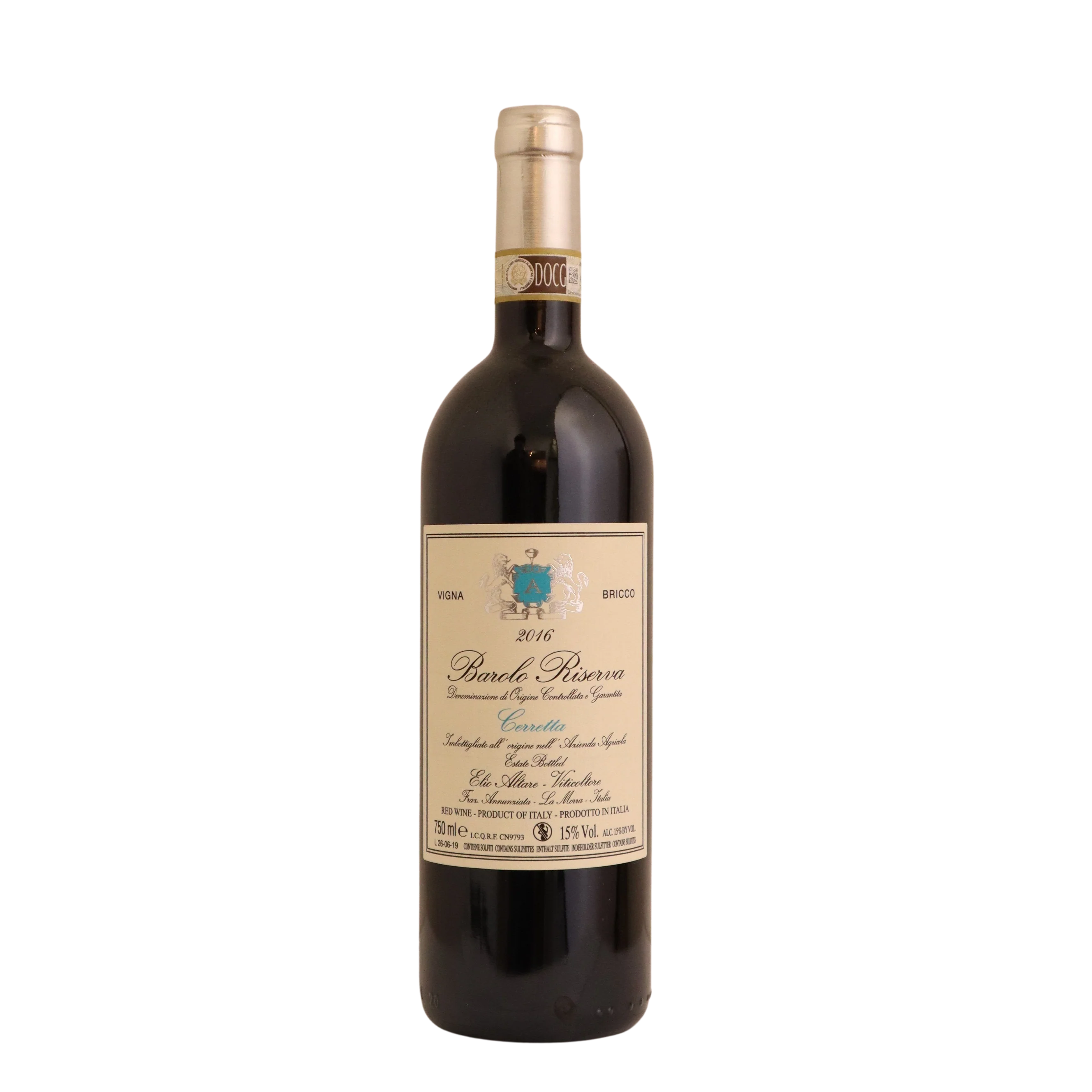 2019 Elio Altare "Cerretta Vigna Bricco" Barolo Riserva, Piedmont, Italy