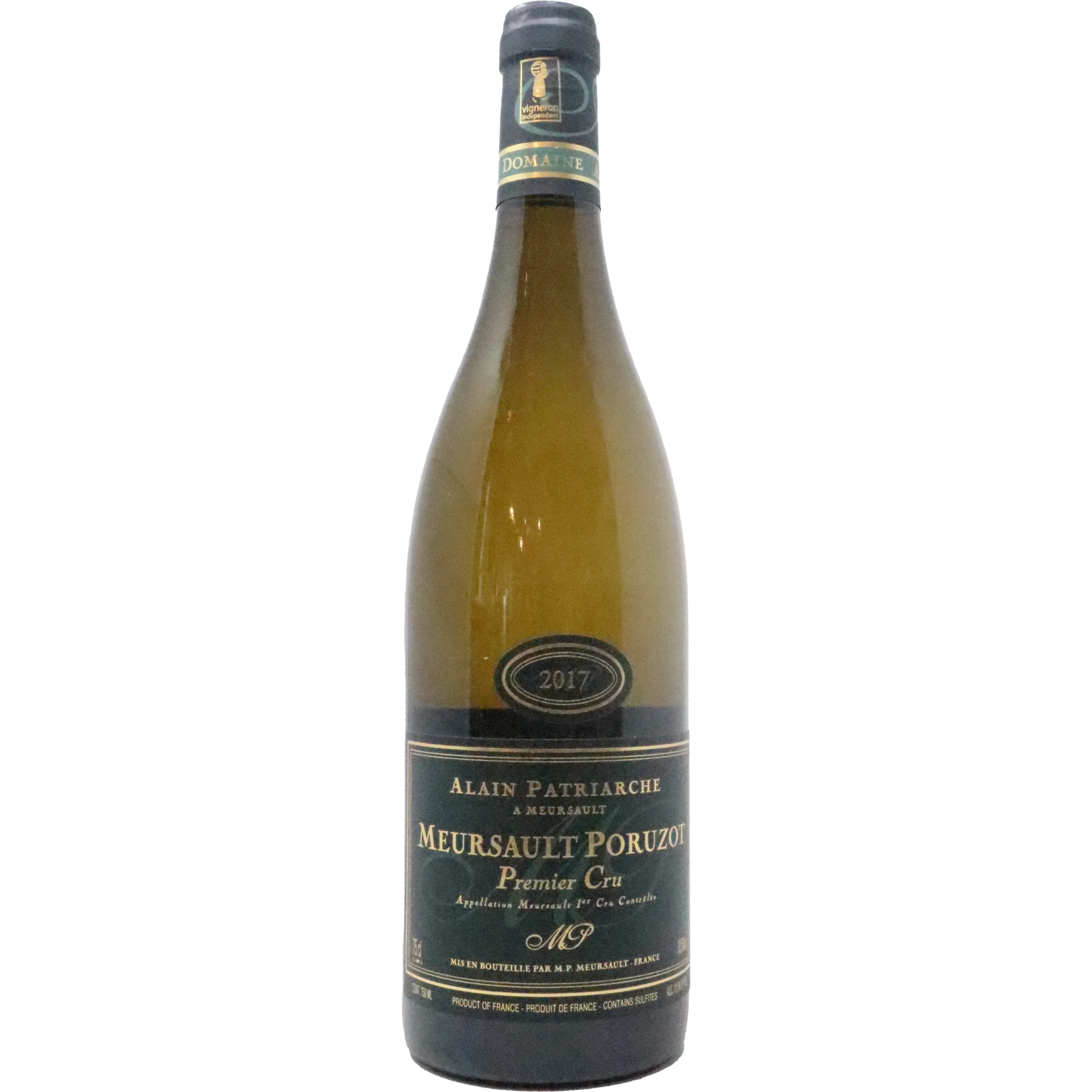 2017 Domaie Alain Patriarche Meursault 1er Cru "Poruzot", Burgundy, France
