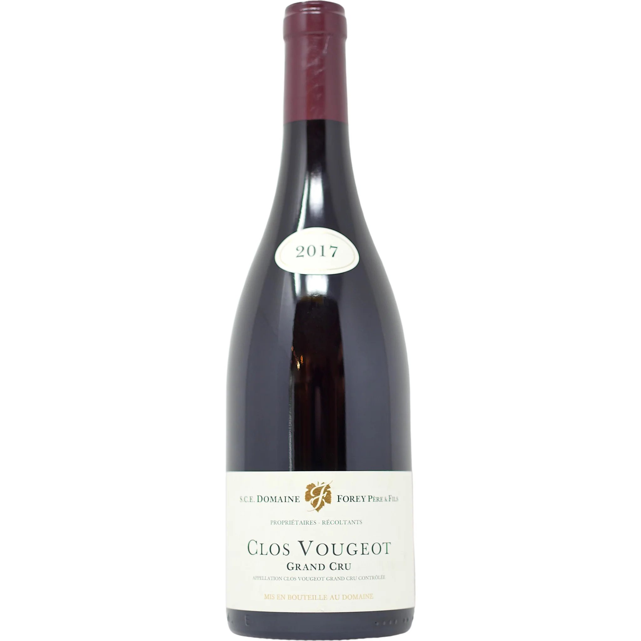 2017 Domaine Forey Clos Vougeot Grand Cru