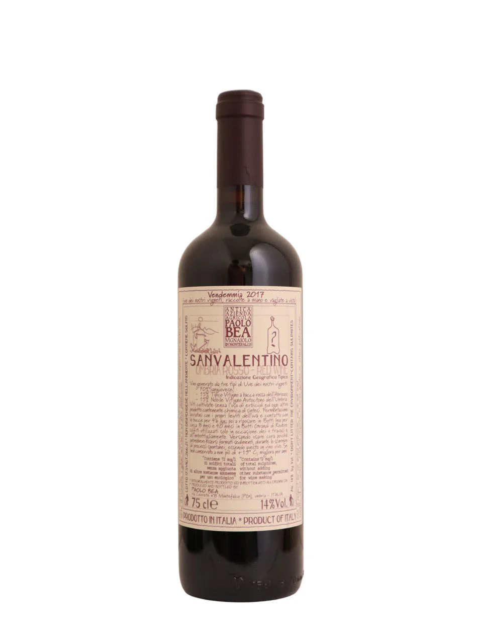 2019 Paolo Bea Montefalco Rosso “San Valentino”, Umbria, Italy