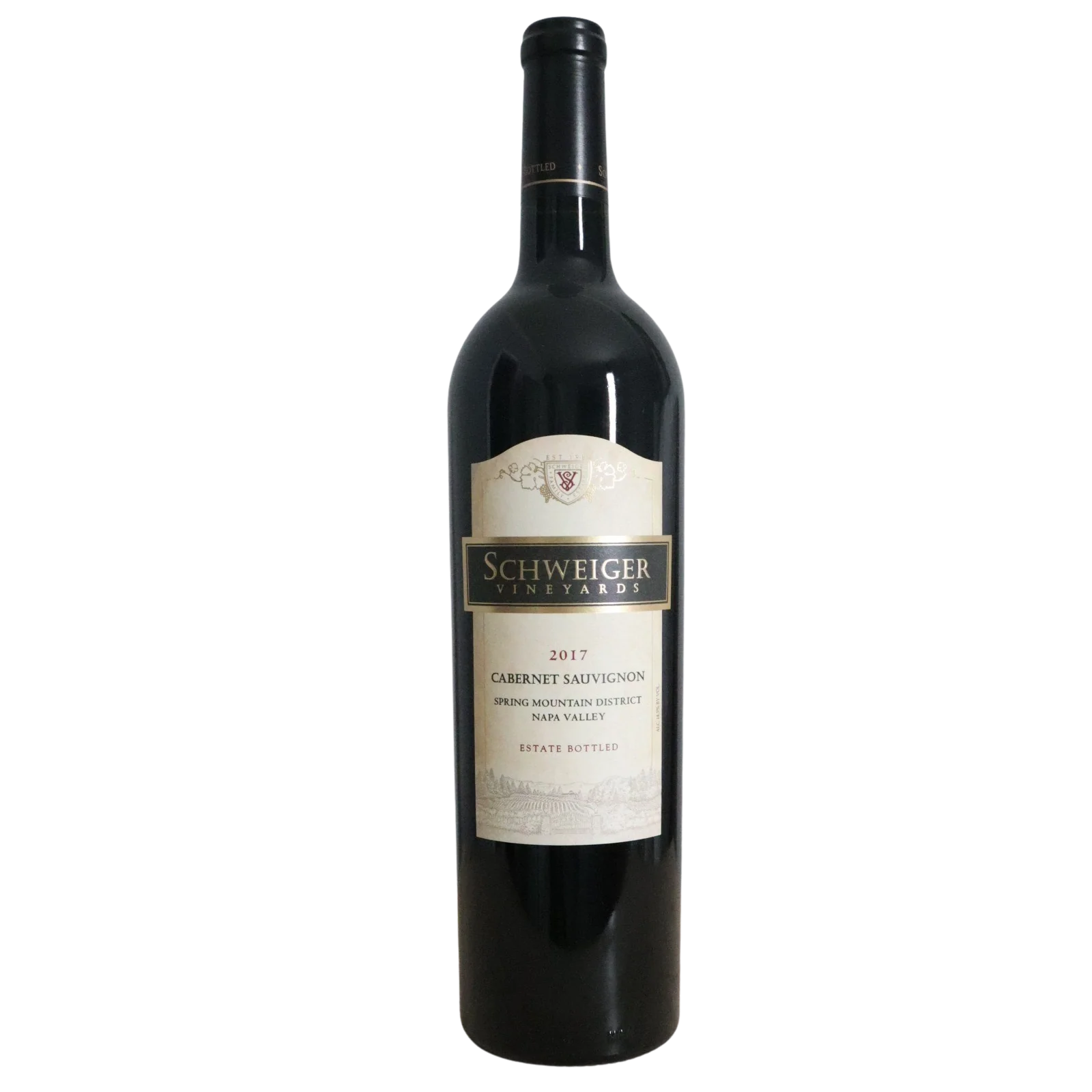 2017 Schweiger Vineyards Cabernet Sauvignon, Spring Mountain District, Napa Valley, California