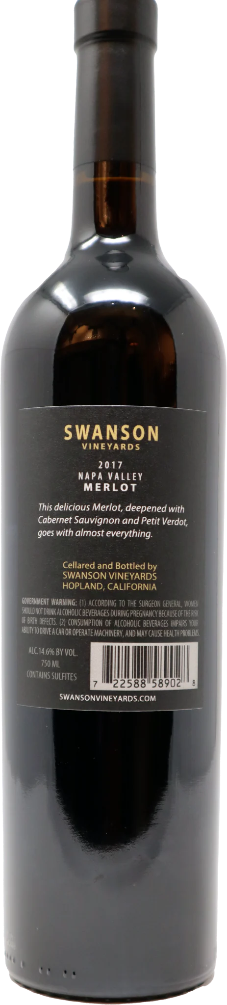 2017 Swanson Merlot, Napa Valley, California, USA - Image 2