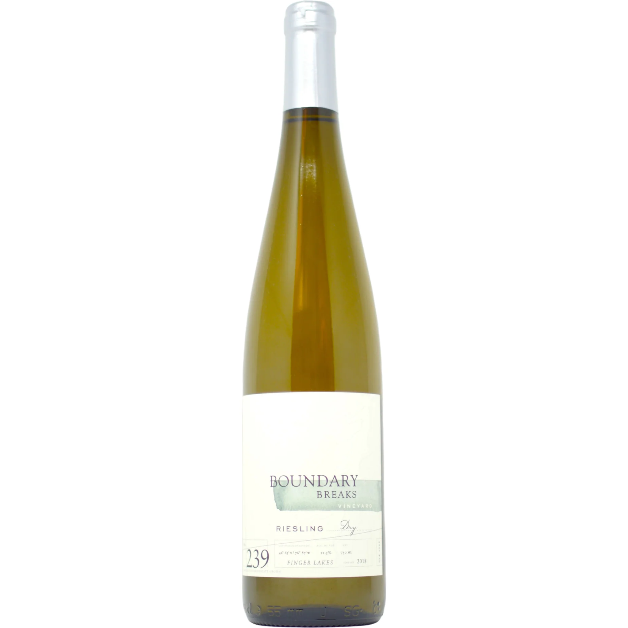 2018 Boundary Breaks Dry Riesling FInger Lakes