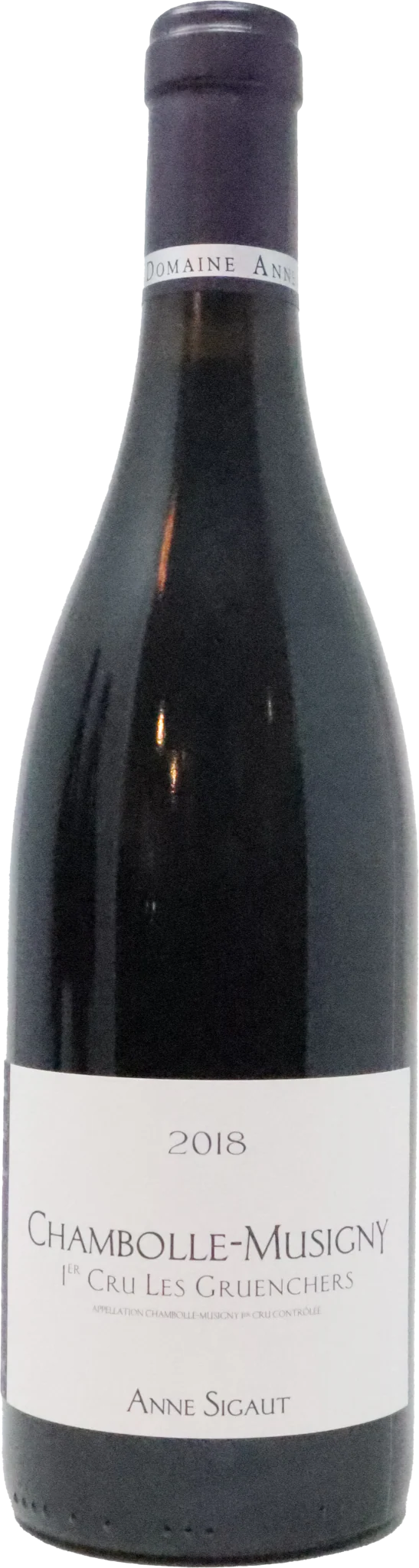 2018 Domaine Hervé and Anne Sigaut Chambolle-Musigny 1er Cru "Les Gruenchers", Burgundy, France