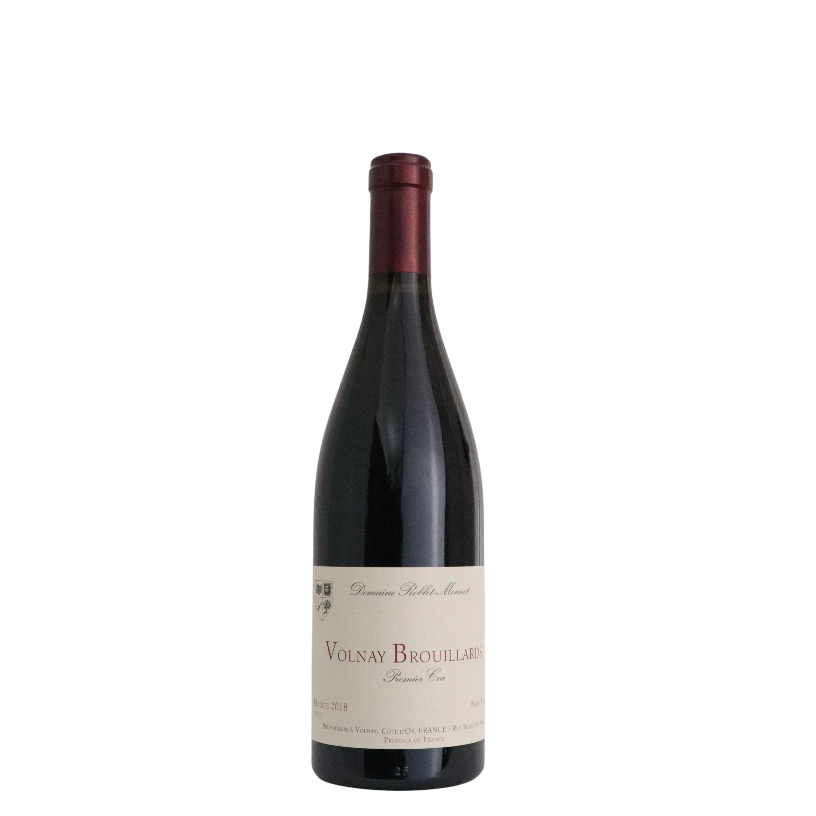 2018 Domaine Roblet-Monnot Volnay 1er Cru Brouillards, Burgundy, France