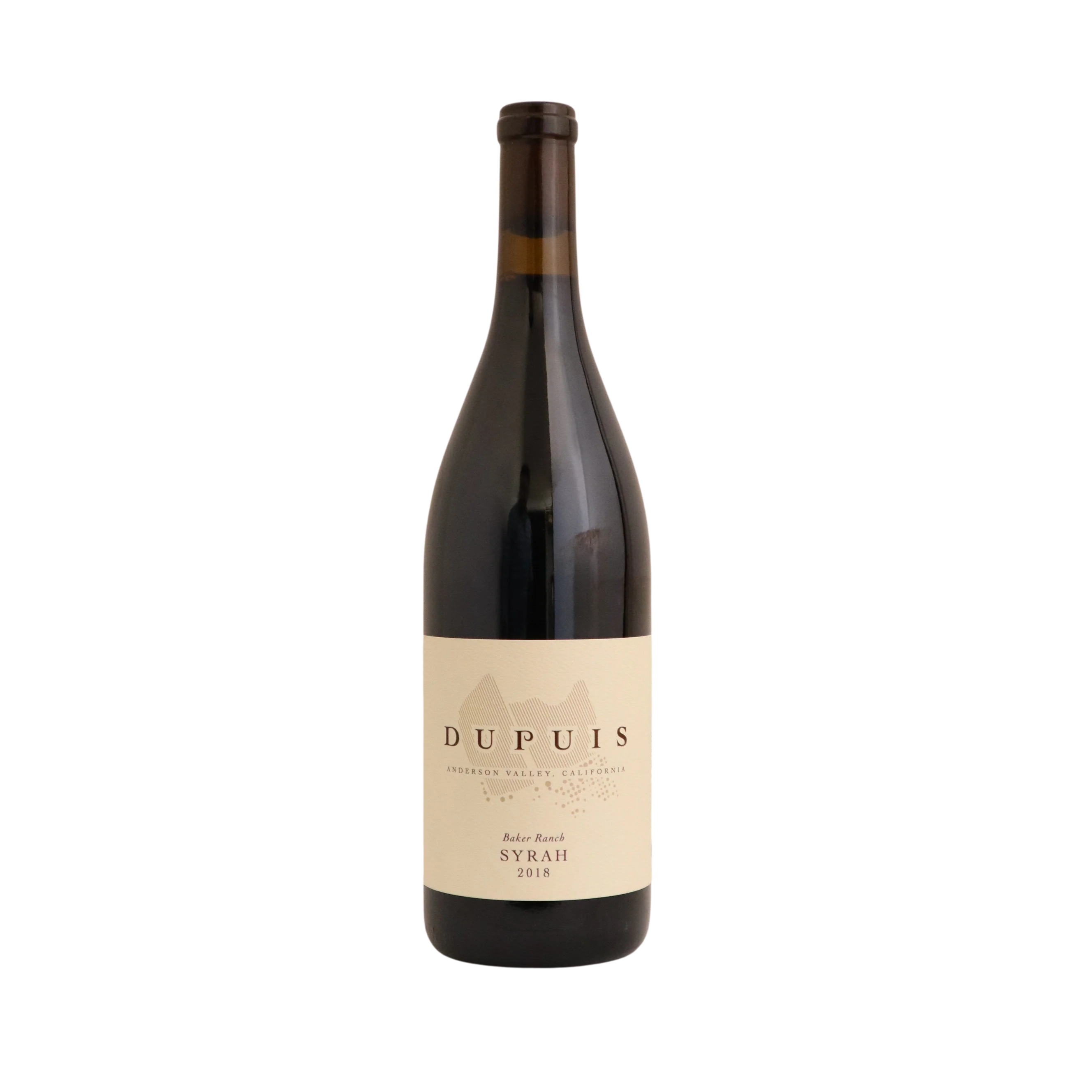 2018 DuPuis Wines Syrah "Baker Ranch", Anderson Valley, California