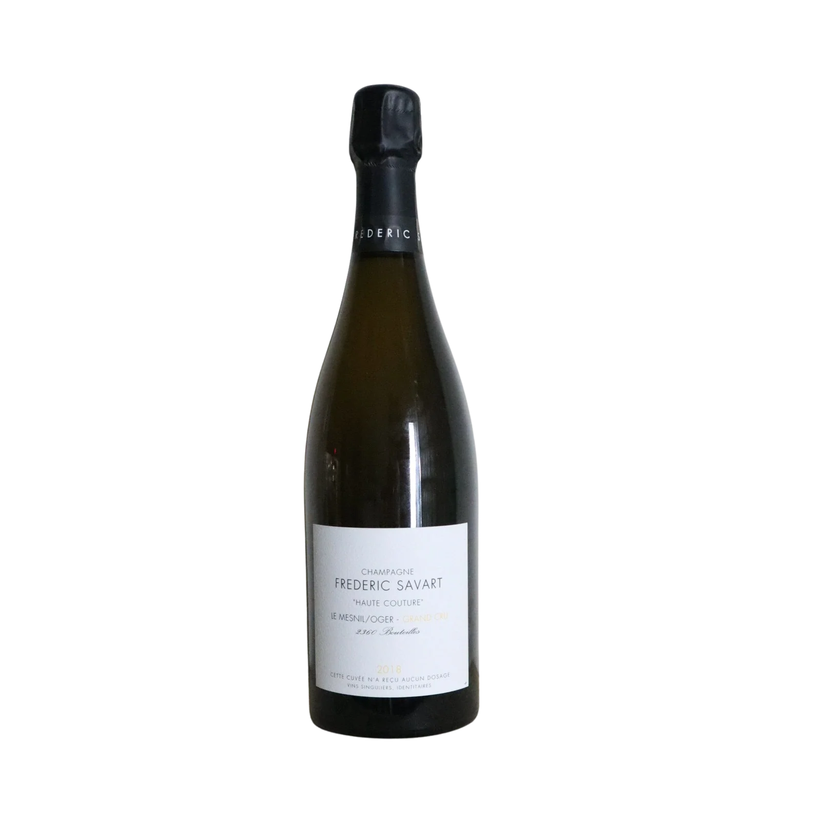 2018 Frédéric Savart Grand Cru "Haute-Couture", Extra-Brut, Champagne, France