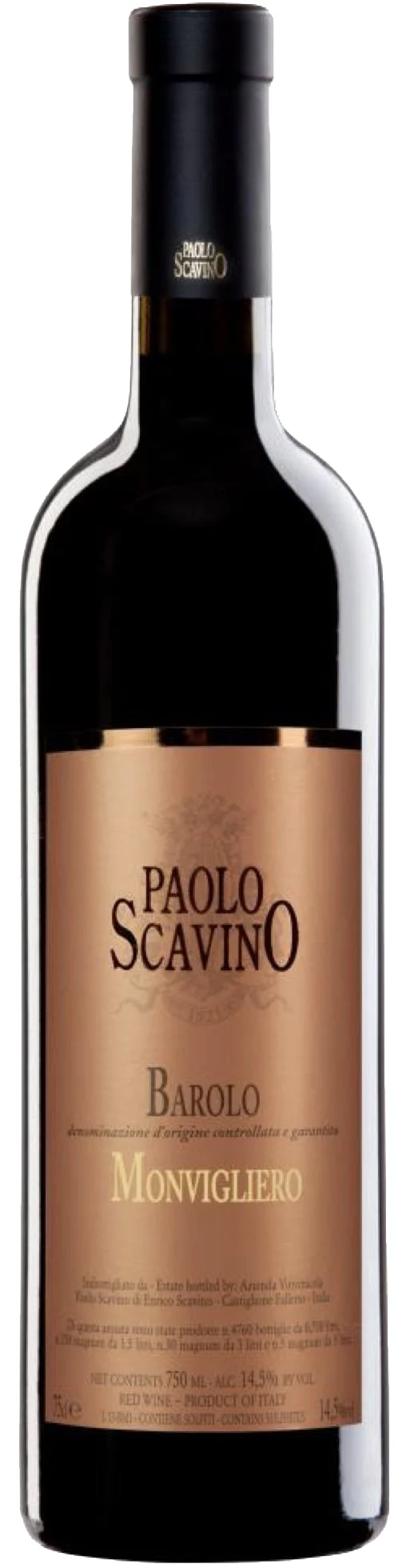2015 Paolo Scavino Barolo "Monvigliero", Piedmont, Italy 1.5L MAG