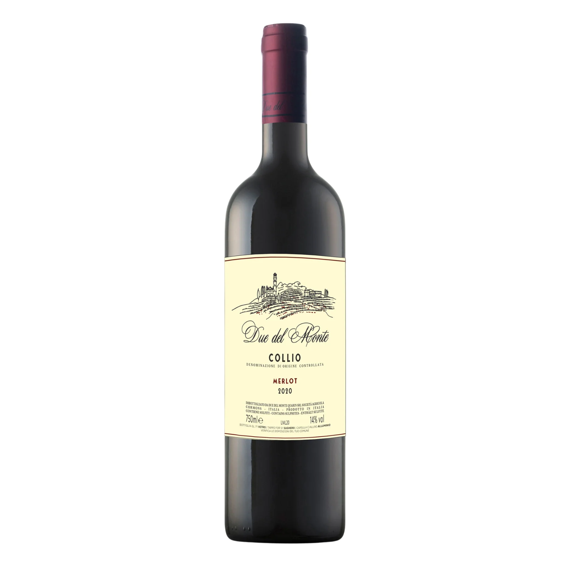 2019 Due del Monte Merlot, Friuli-Venezia Giulia, Italy