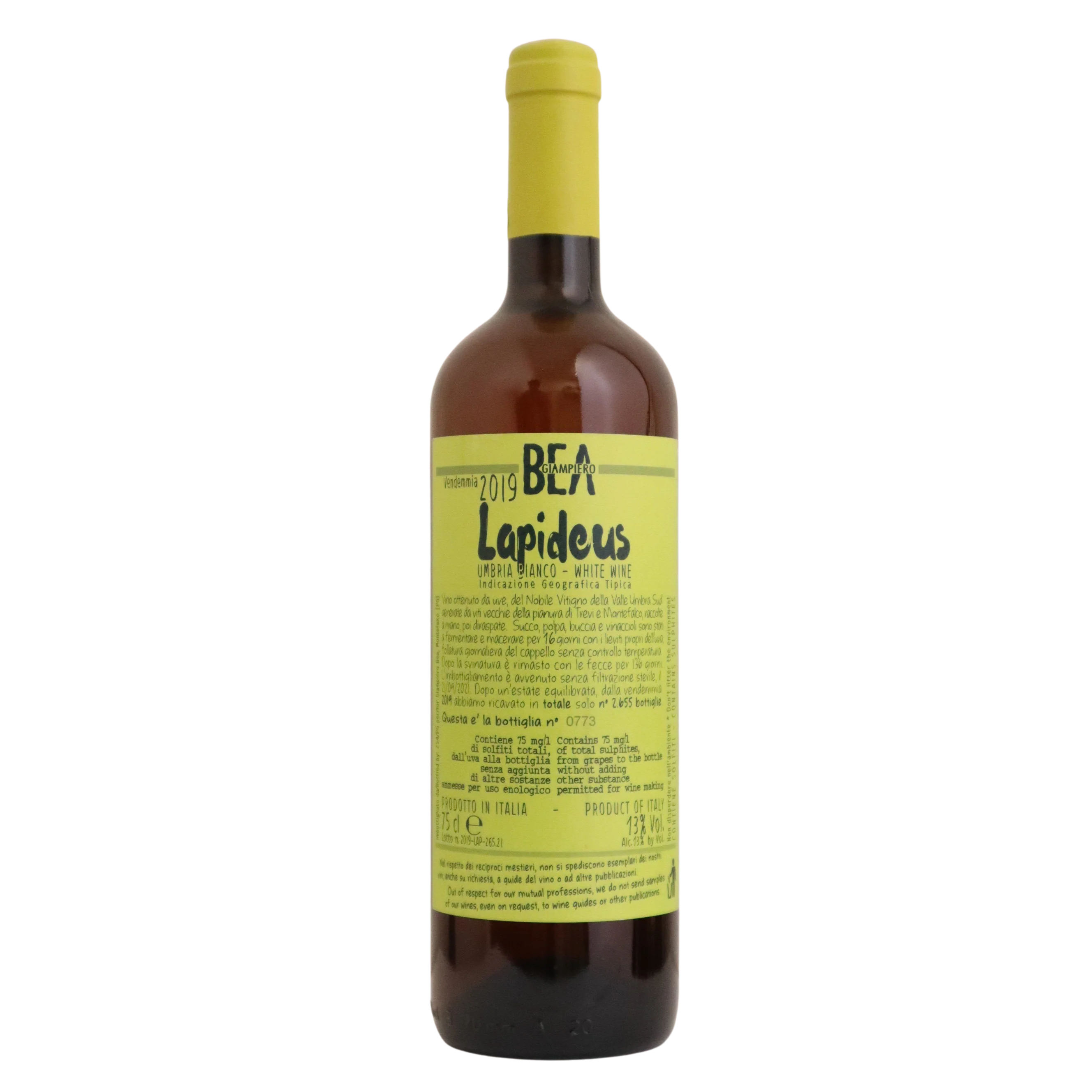 2019 Paolo Bea "Lapideus" Umbria Bianco, Umbria, Italy