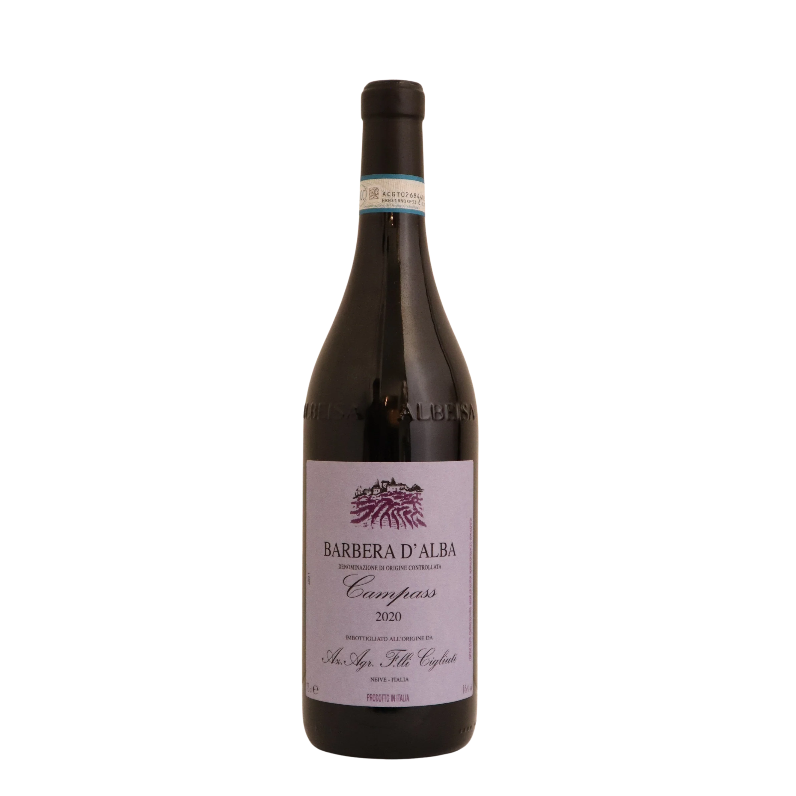 2020 Az. Agr. Fratelli Cigliuti Barbera d'Alba "Campass", Piedmont, Italy