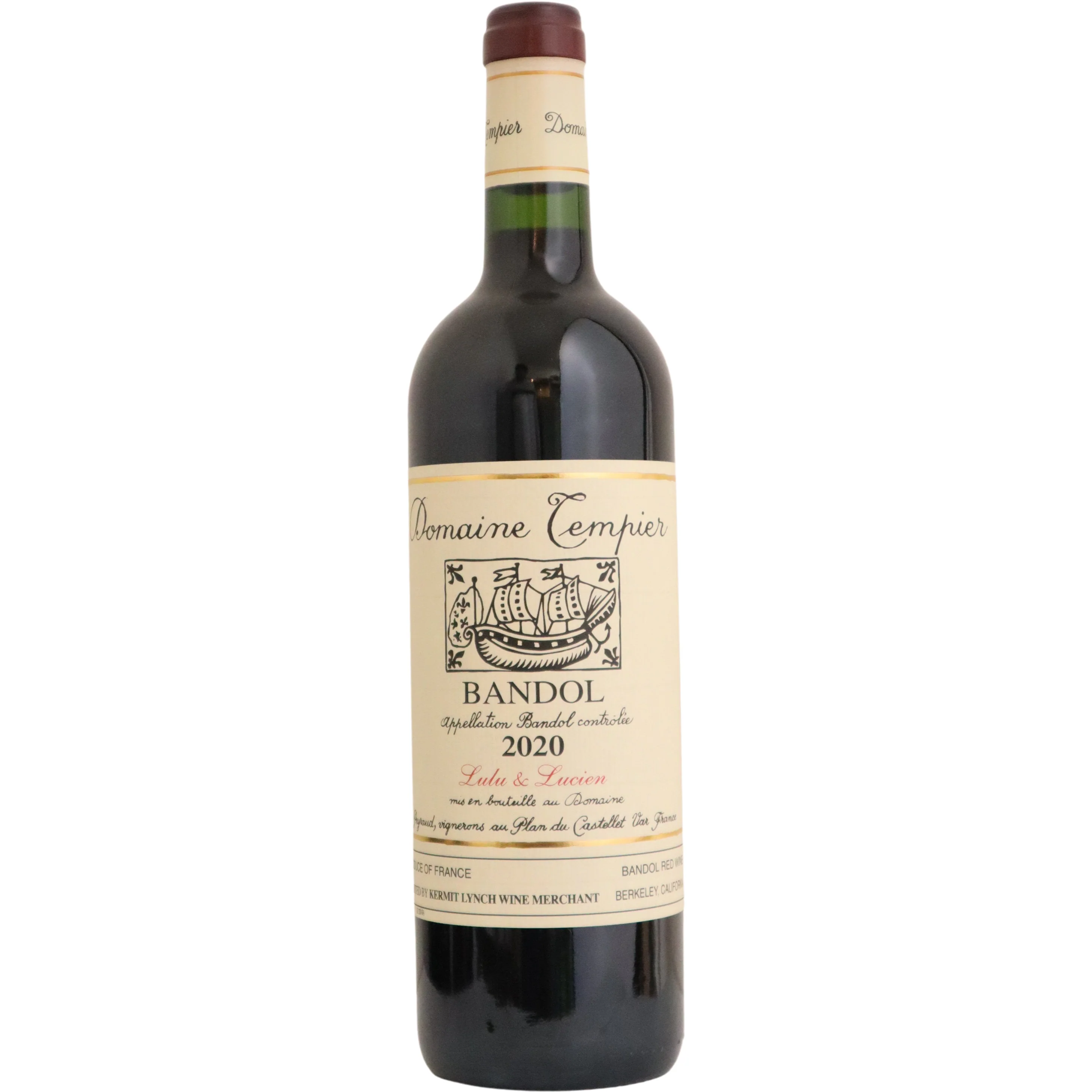 2021 Domaine Tempier Bandol Rouge "Lulu & Lucien", Provence, France