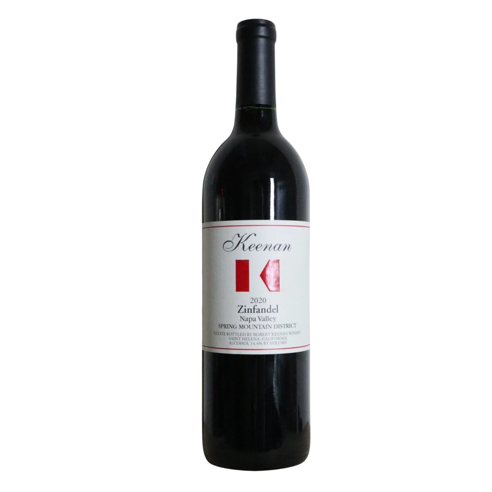 2020 Keenan Winery Zinfandel, Napa Valley, California, USA