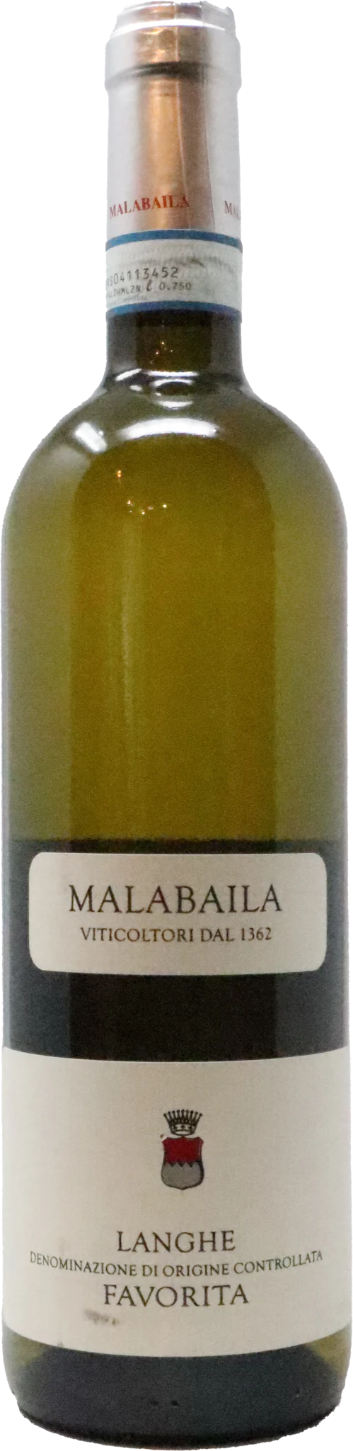 2020 Malabaila di Canale Langhe Favorita, Piedmont, Italy