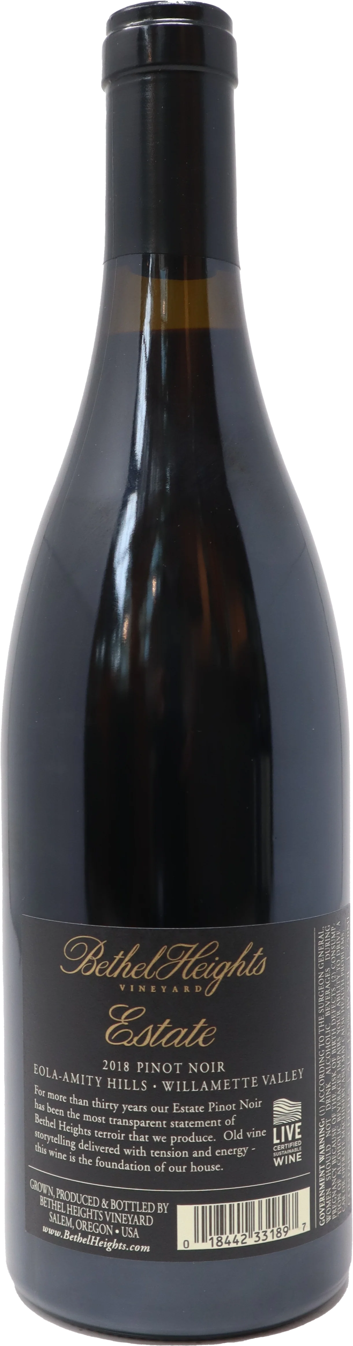 2021 Bethel Heights Pinot Noir, Eola-Amity Hills, Oregon, USA - Image 2