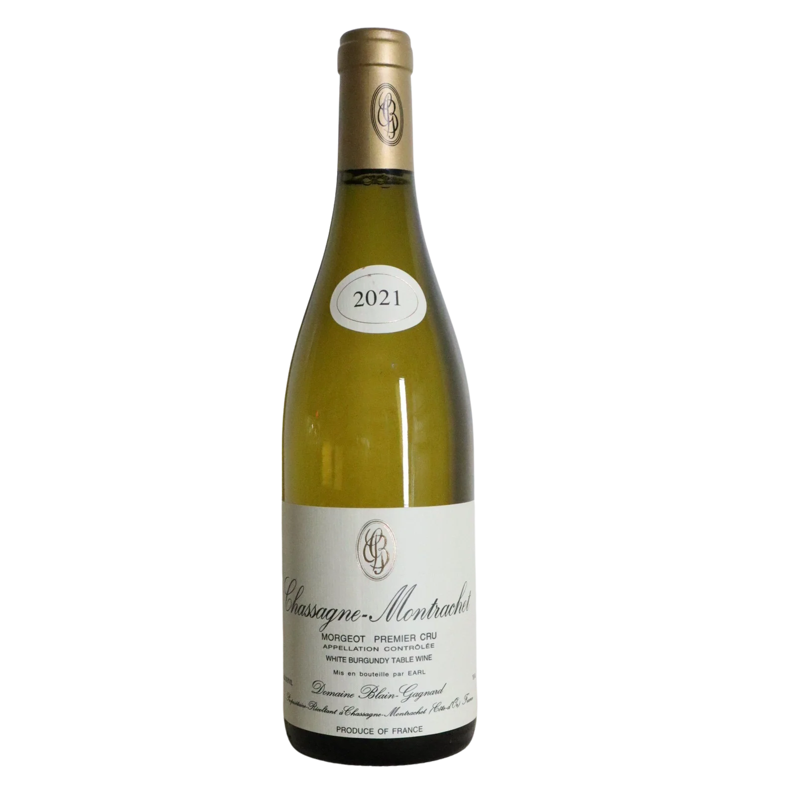 2021 Domaine Blain Gagnard Chassagne-Montrachet 1er Cru "Morgeot" Blanc, Burgundy, France
