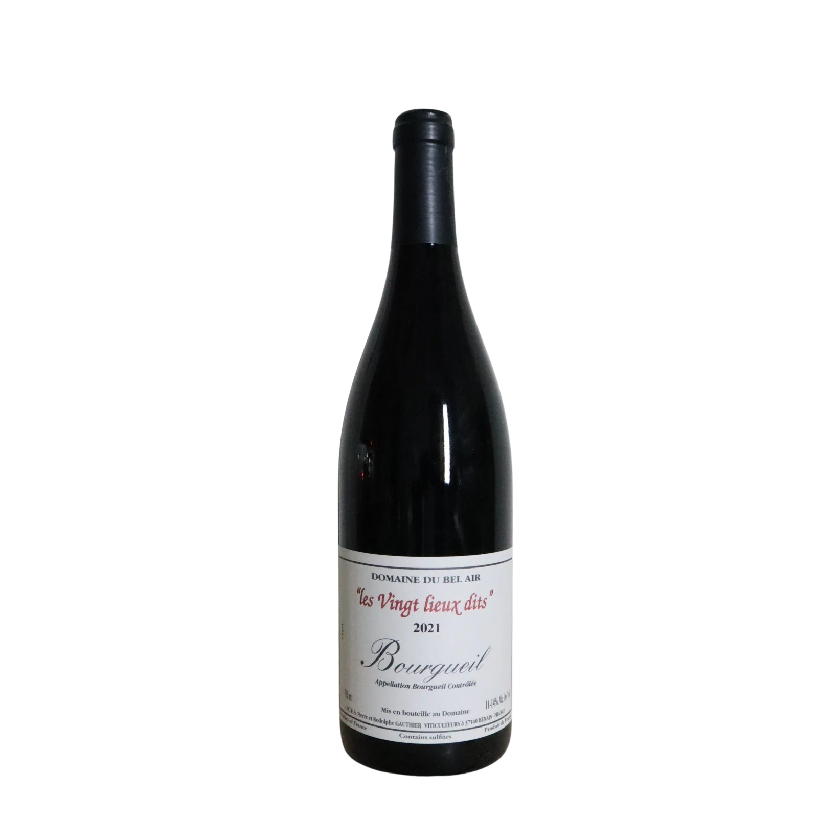 2021 Domaine du Bel-Air Bourgueil "Les Vingt Lieux Dits ", Loire Valley, France