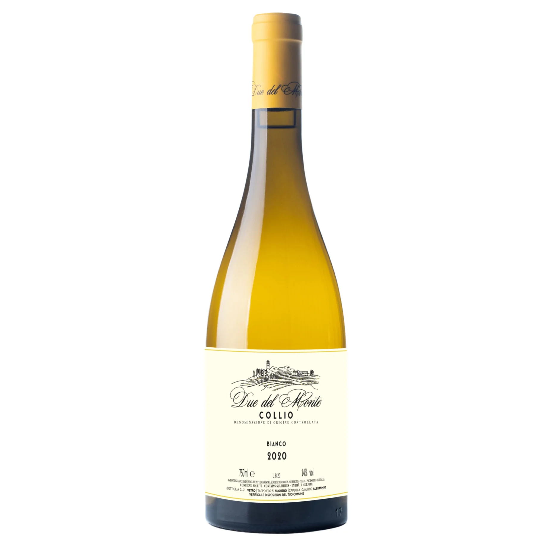 2021 Due del Monte Collio Bianco, Friuli-Venezia Giulia, Italy