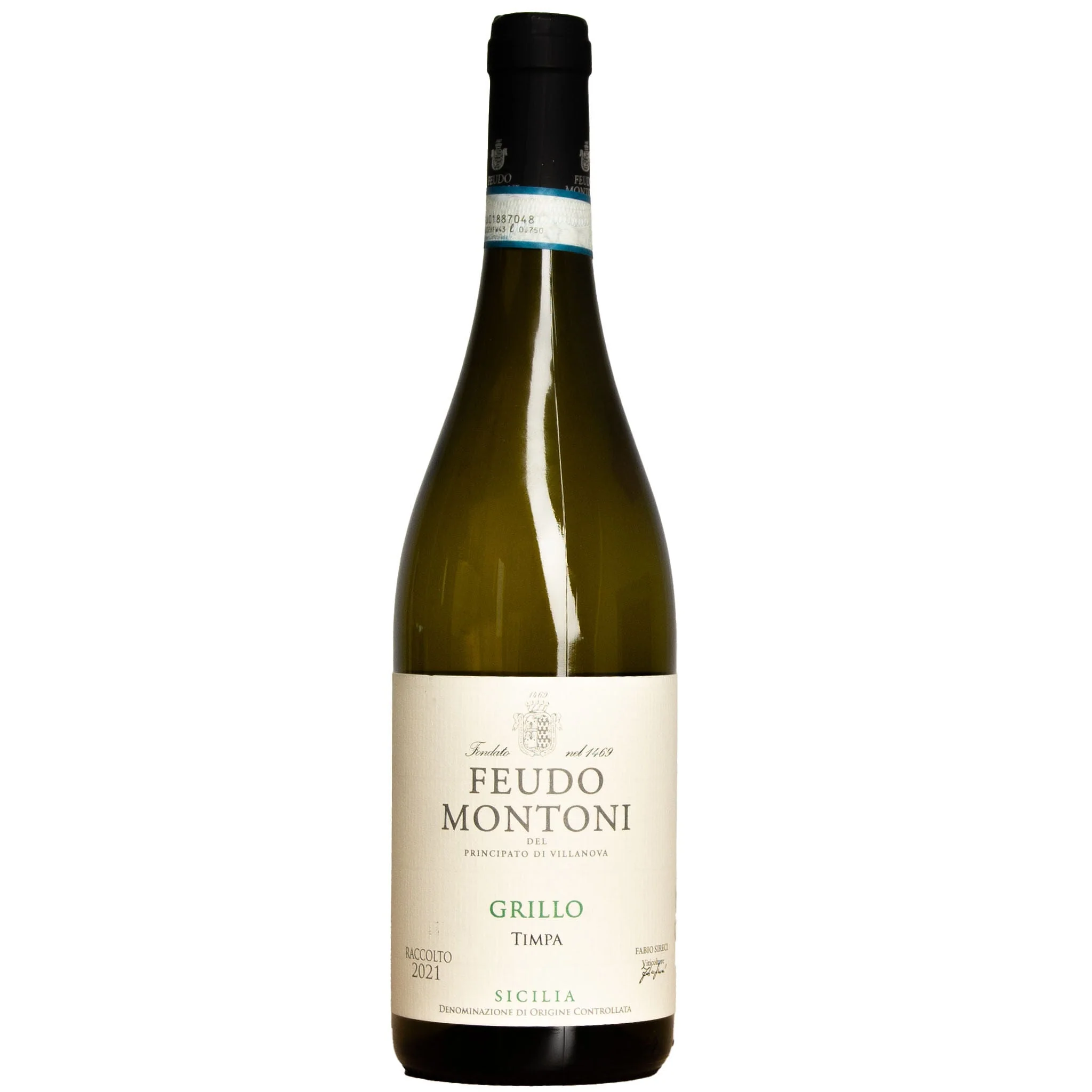 2023 Feudo Montoni “Vigna della Timpa” Grillo, Sicily, Italy