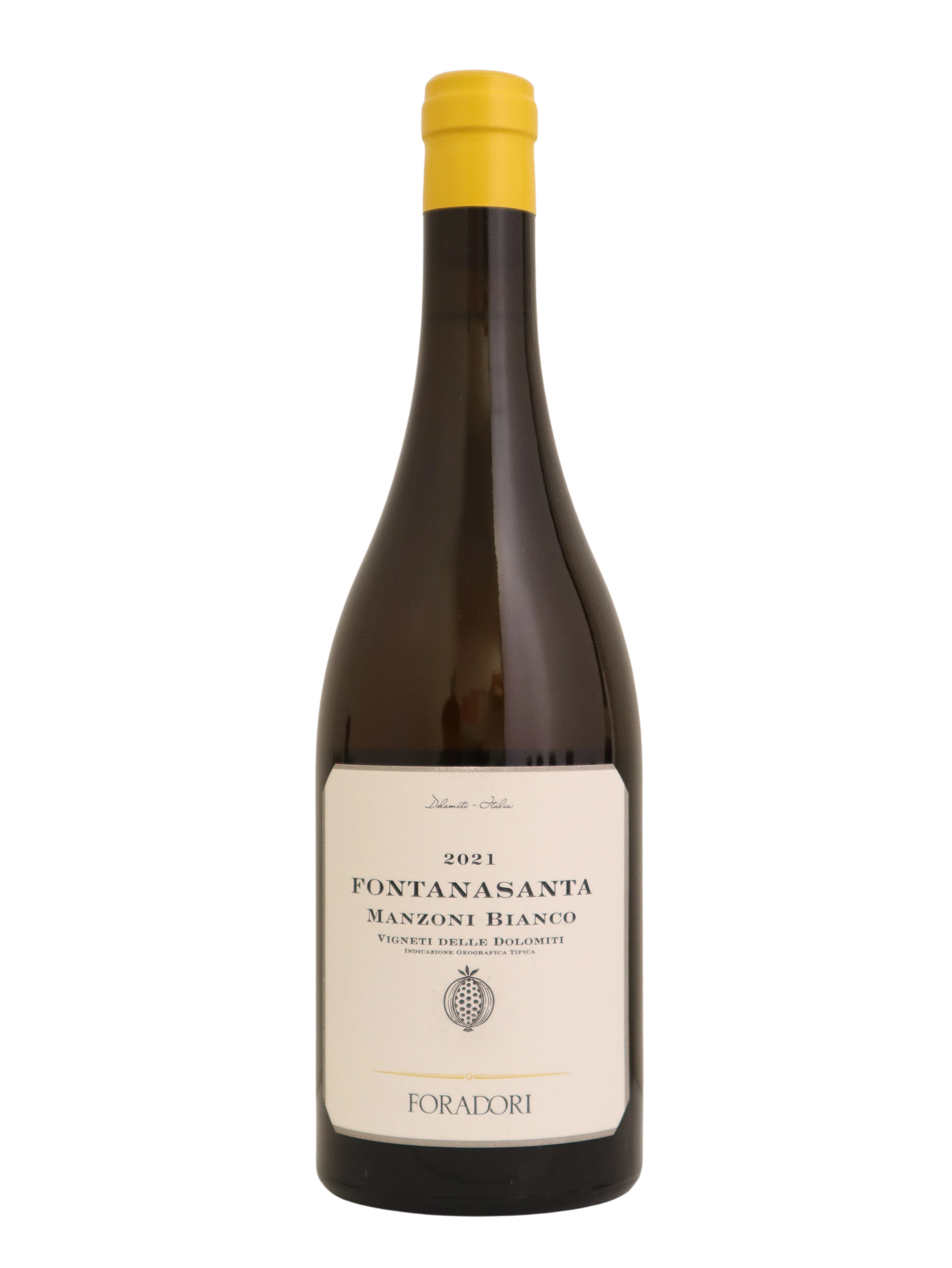 2021 Foradori "Fontanasanta" Manzoni Bianco IGT Vigneti Delle Dolomiti, Trentino-Alto Adige, Italy