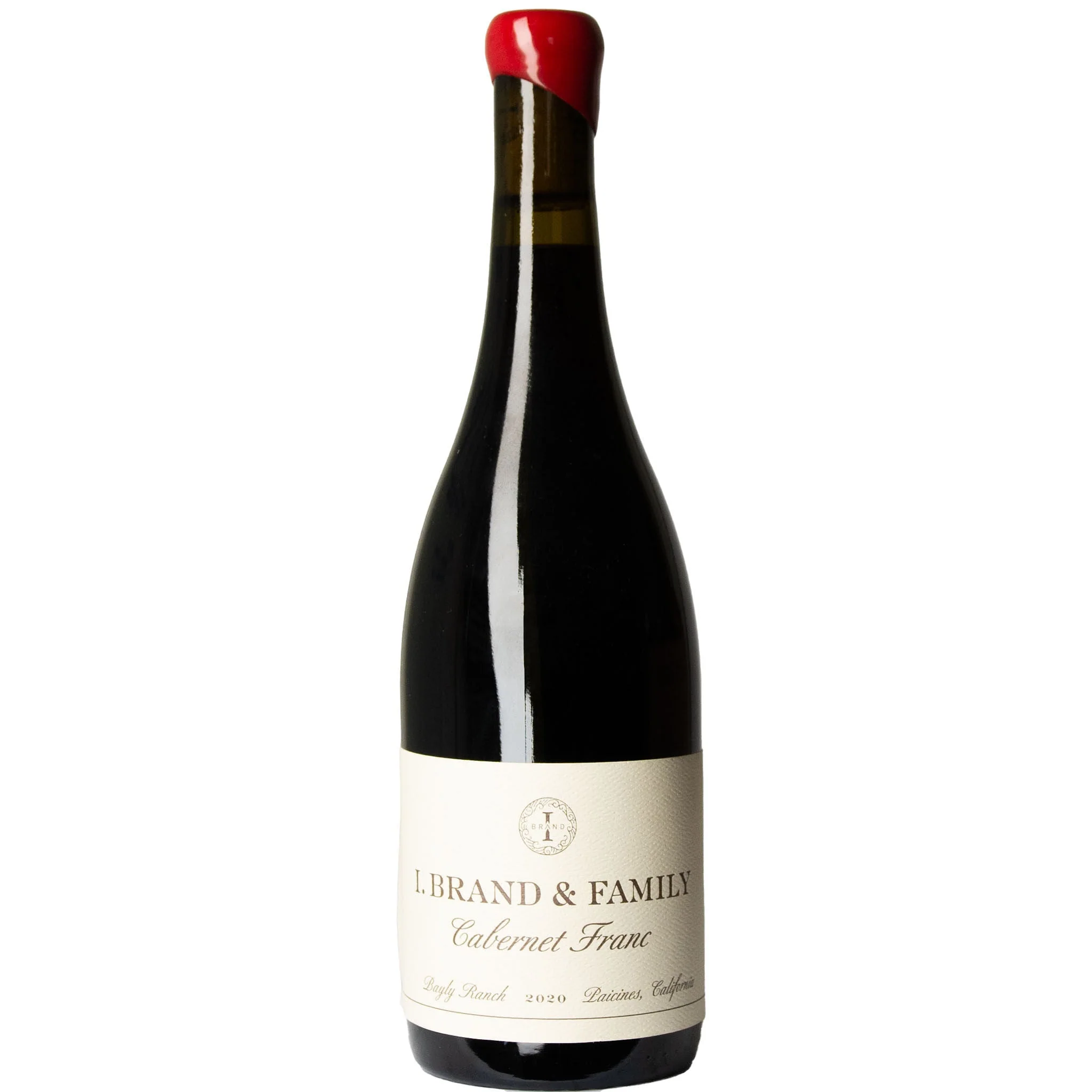 2021 I. Brand & Family "Bayly Ranch" Cabernet Franc, Paicines, San Benito County, Central Coast,California, USA