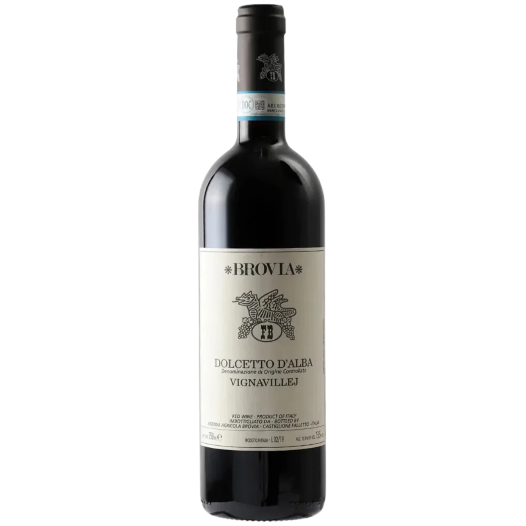 2022 Brovia Dolcetto d’Alba "Vignavillej", Piedmont, Italy