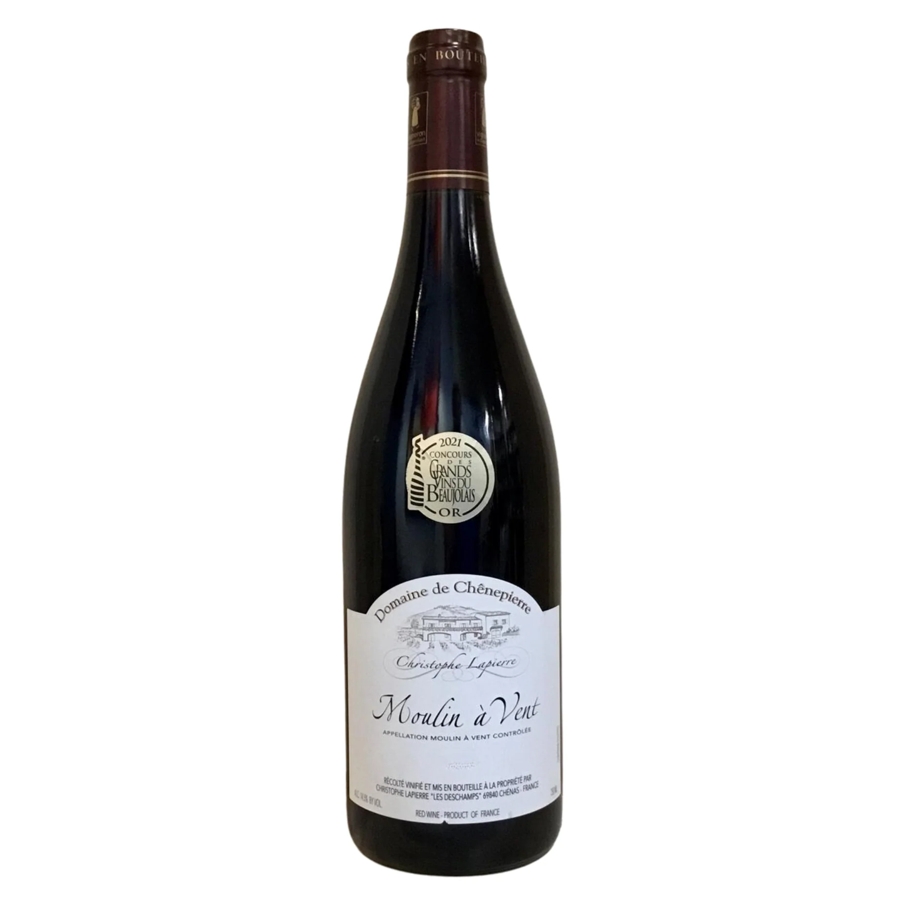 2022 Christophe Lapierre Moulin-a-Vent Beaujolais, France