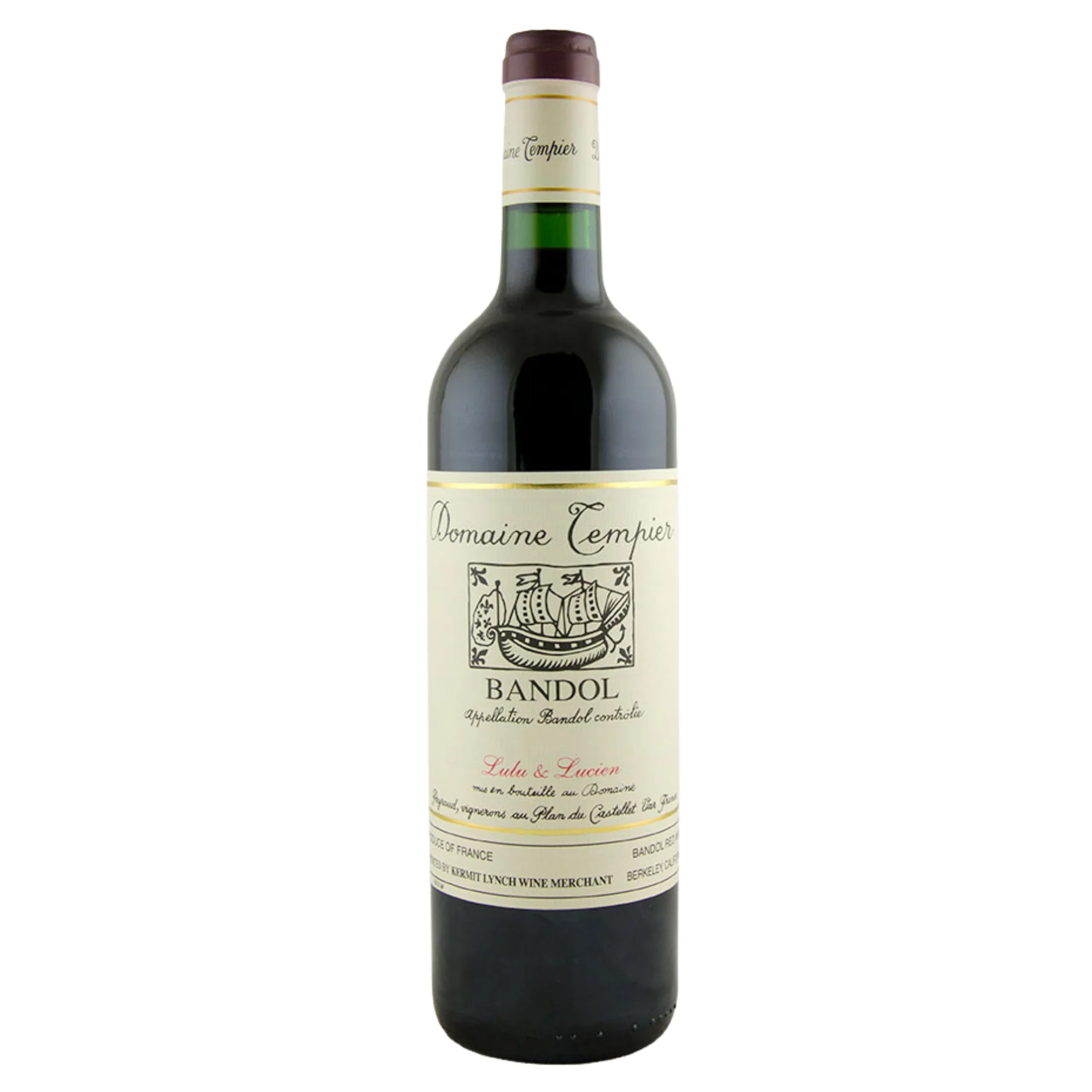 2022 Domaine Tempier Bandol Rouge "Lulu & Lucien", Provence, France