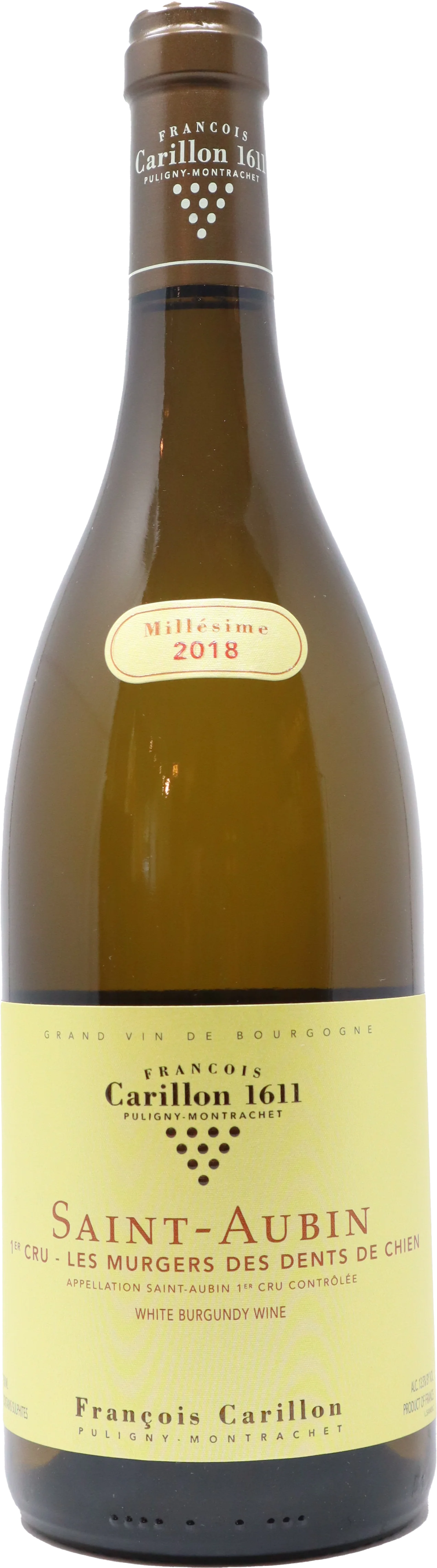 2022 Francois Carillon Saint-Aubin 1er Cru 'Les Murgers Des Dents De Chien', Burgundy, France