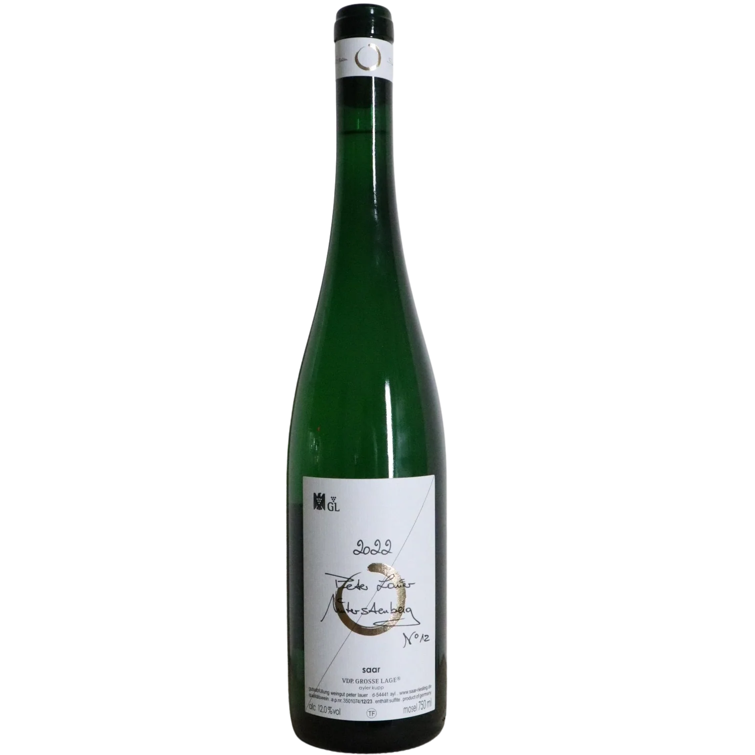 2024 Peter Lauer "No. 12" Unterstenberg Grand Cru Riesling, Mosel, Germany