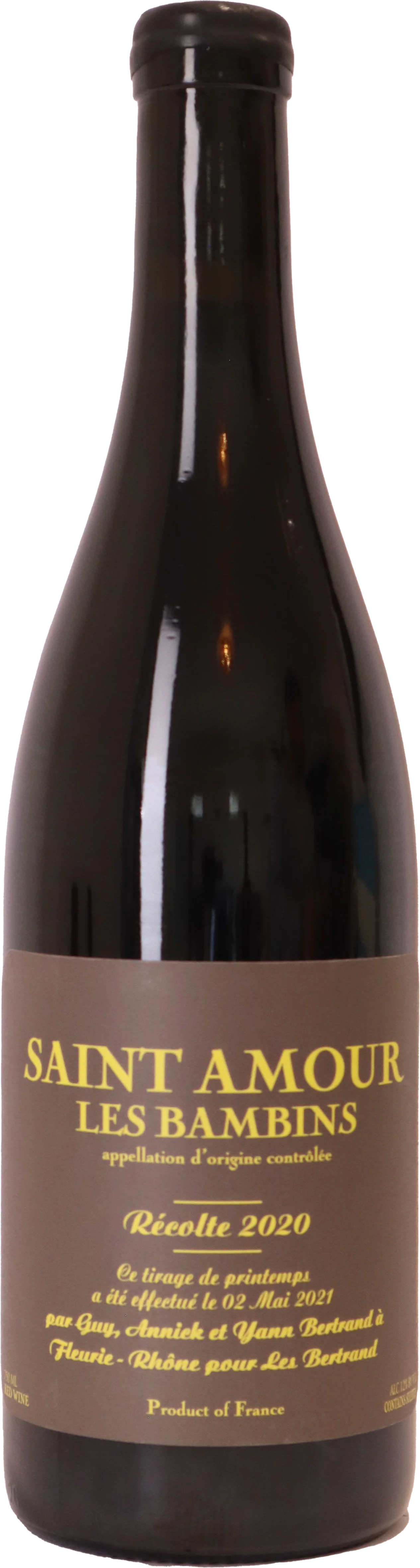 2023 Yann Bertrand Saint-Amour "Les Bambins" Beaujolais, France