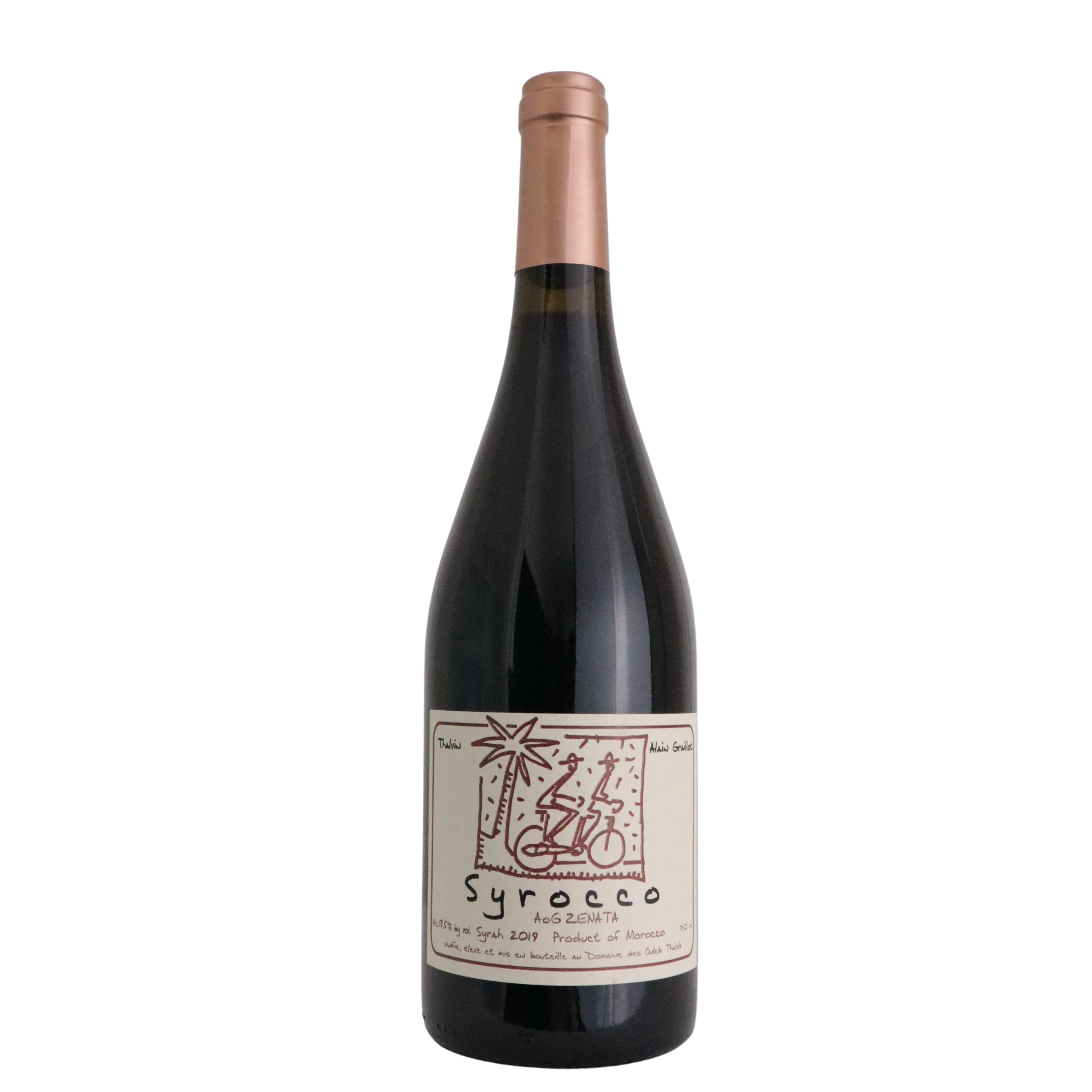 2023 Alain Graillot "Syrocco" Syrah, Zenata, Morocco
