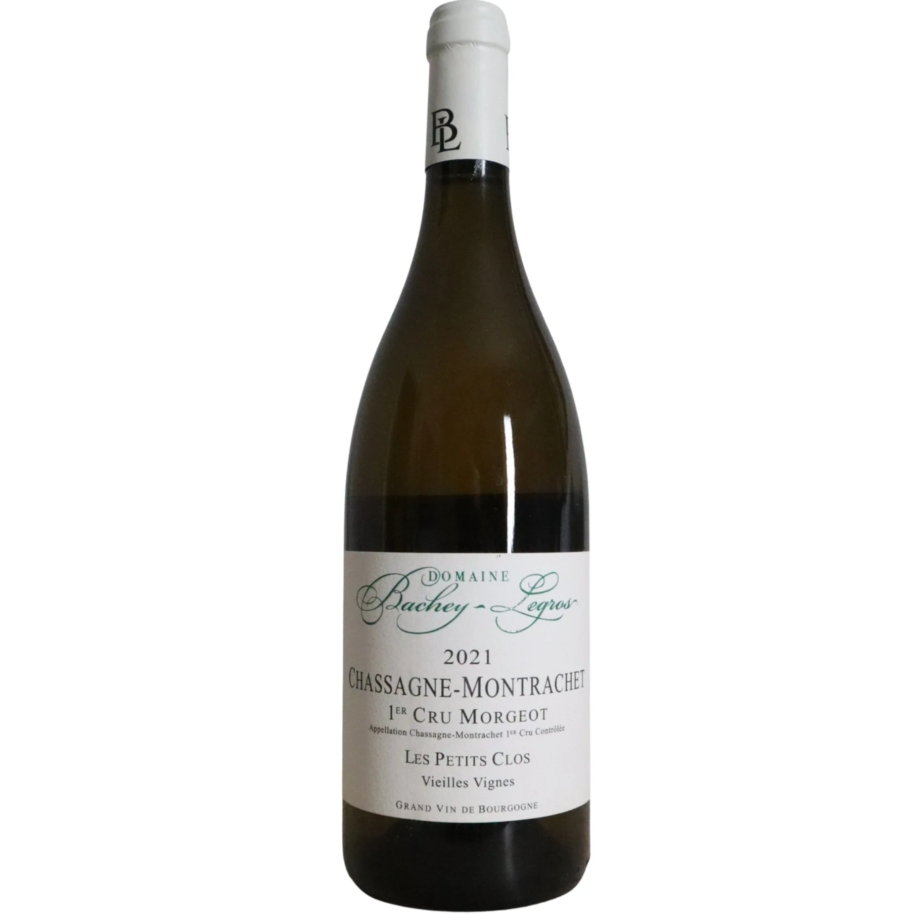2023 Domaine Bachey-Legros Chassagne Montrachet Blanc 1er Cru "Morgeot Les Petits Clos", Burgundy, France