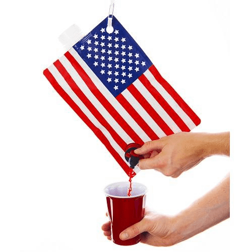 American Flag Drink Dispenser
