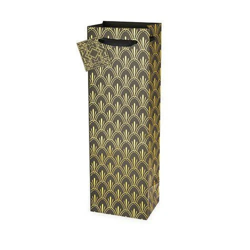 Art Deco Single-Bottle Wine Bag - Image 3