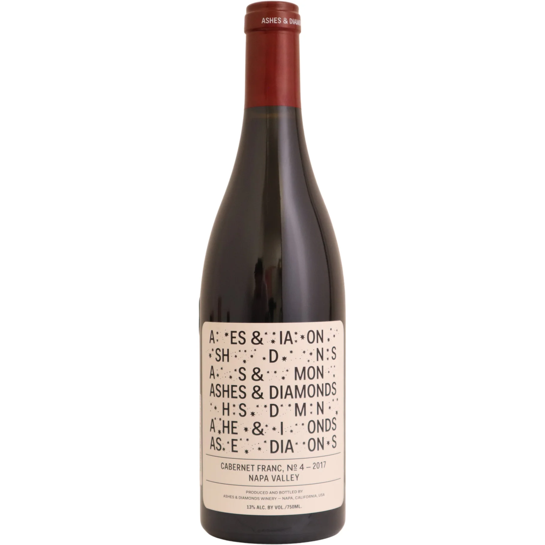 2017 Ashes & Diamonds, Cabernet Franc No. 4 , Napa Valley, California, USA