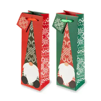 Assorted Holiday Gnomes Bags (Green & Red)