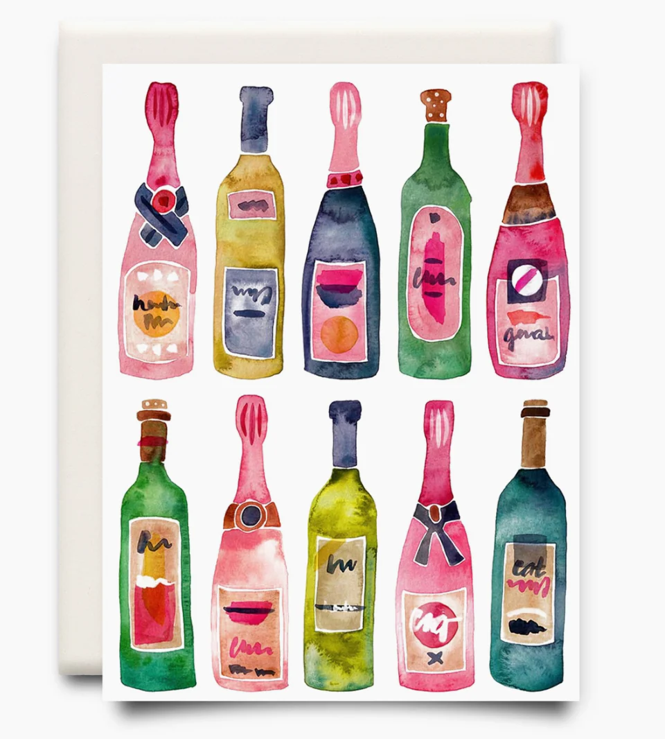 Champagne Greeting Card