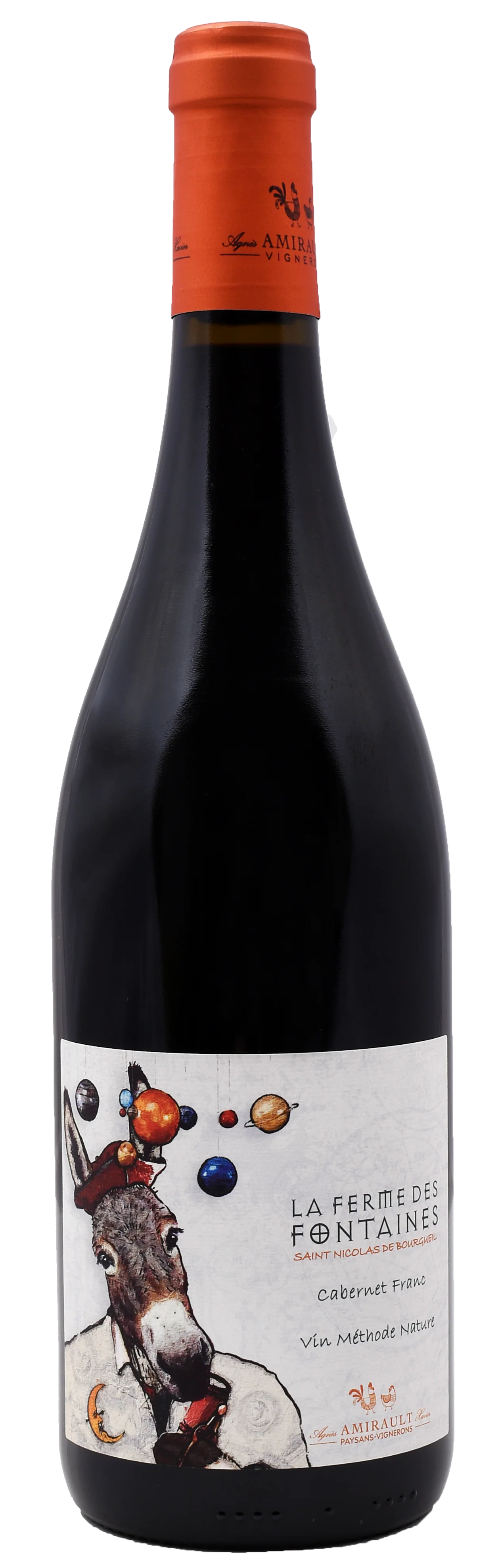 2021 Xavier Amirault "La Ferme des Fontaines Vin Method Nature" Cabernet Franc, Loire Valley, France