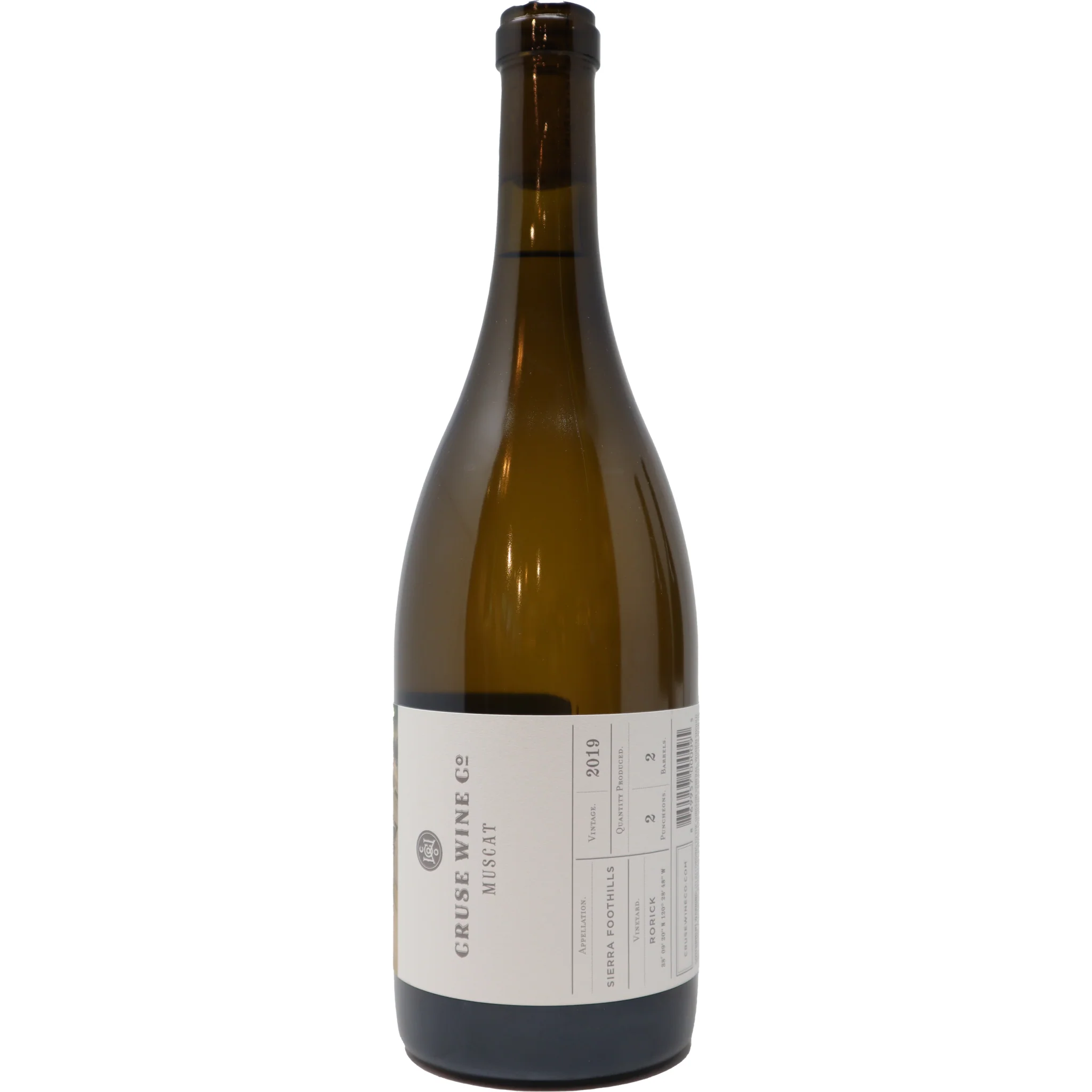 2019 Cruse Wine Co ''Rorick Heritage'' Muscat, Sierra Foothills, California, USA - Image 2