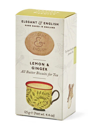 Elegant & English Lemon & Ginger Biscuits - Image 3