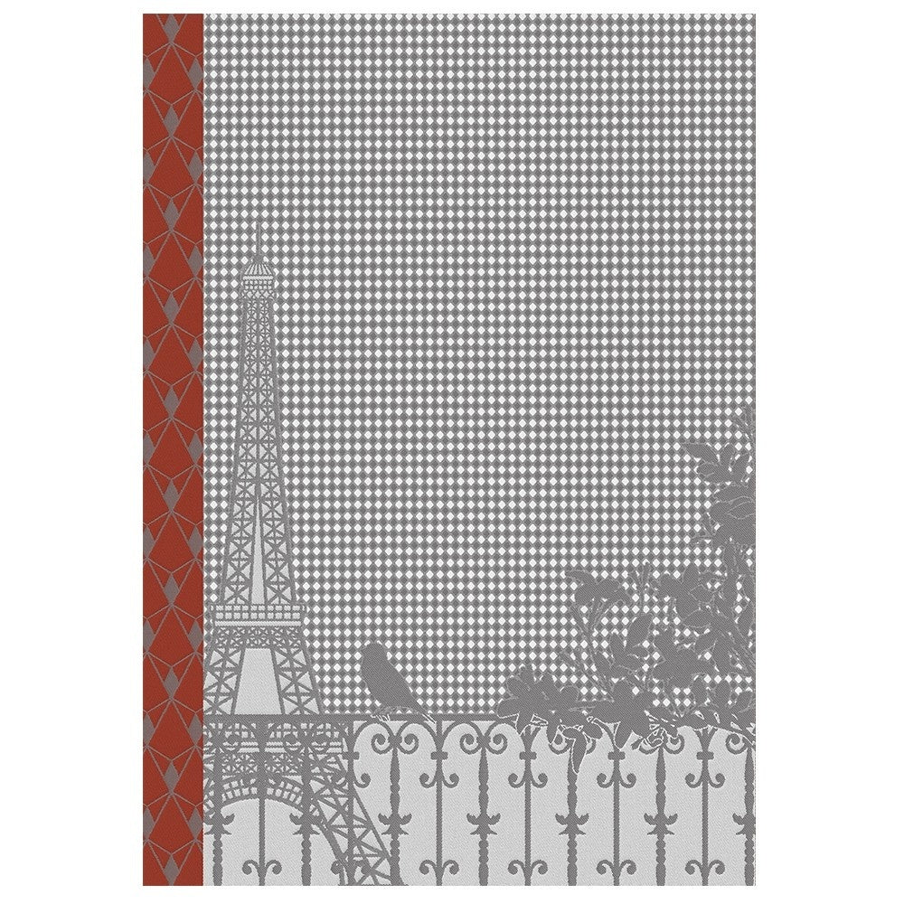 Le Jacquard Français, Fenetre Sur Paris Sky Tea Towel 24x31 100% Cotton