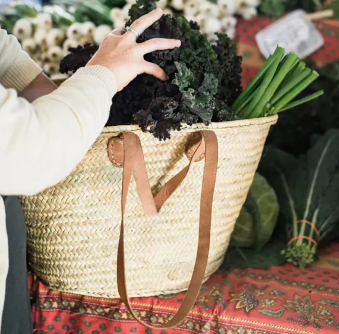 Picnic Market Bag/ Made in Morocco - Image 2