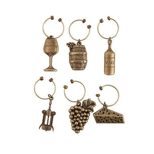 Grapevine Vineyard Wine Charms by Twine