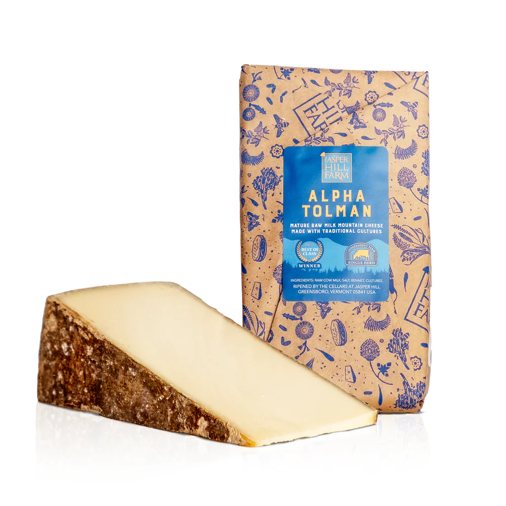 Jasper Hill "Alpha Tolman", Cow's Milk, Vermont, USA 0.5lb/Cut