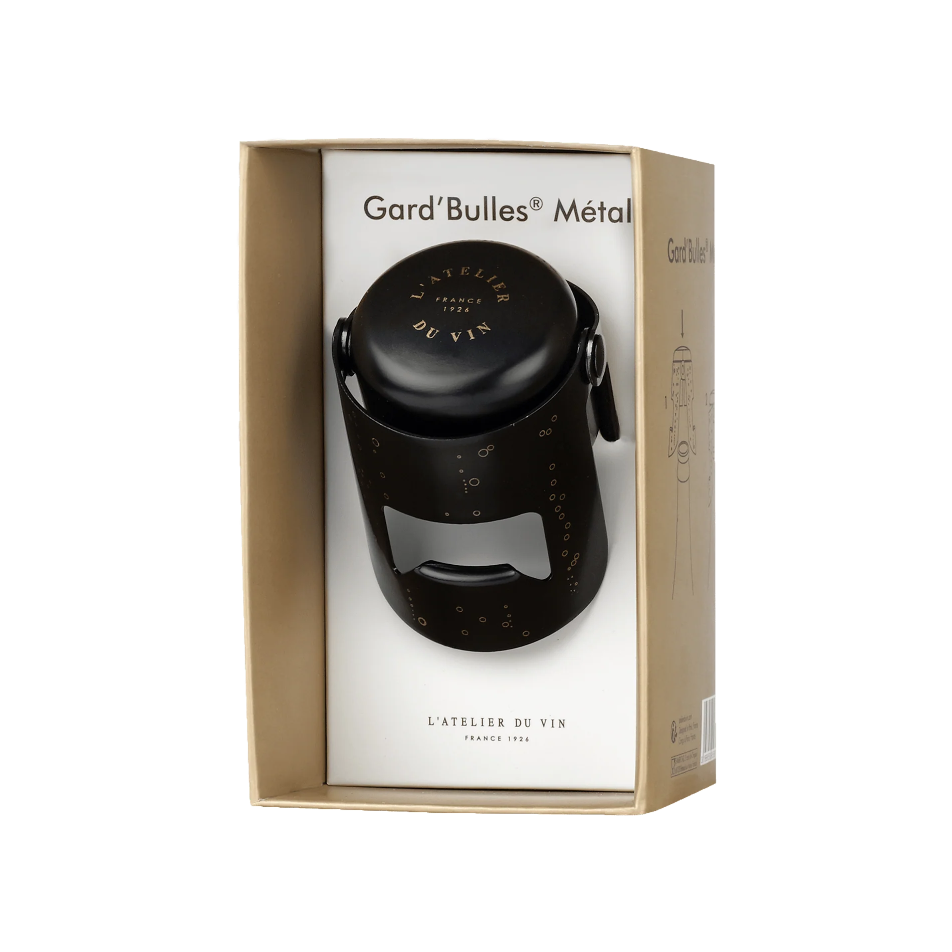 L' Atelier Du Vin The Gard'Bulles Stopper Metal - Image 2